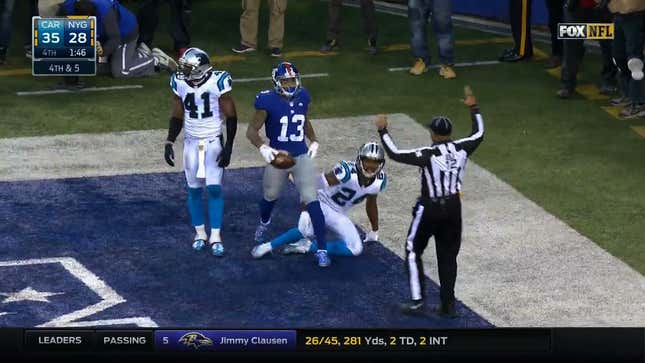 Odell Beckham Jr. Celebrates Game-Tying TD Catch With An Allen Iverson Stepover On Josh Norman