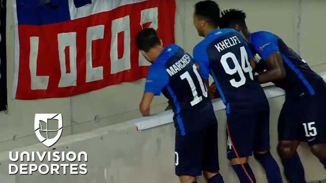 Soccer Man's Goal Celebration Takes Surprise Detour Into The Twilight Zone