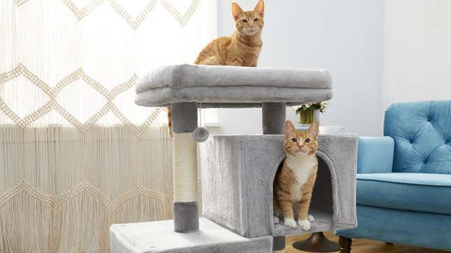 Frisco 33&quot; Faux Fur Cat Tree &amp; Condo | $39 | Chewy