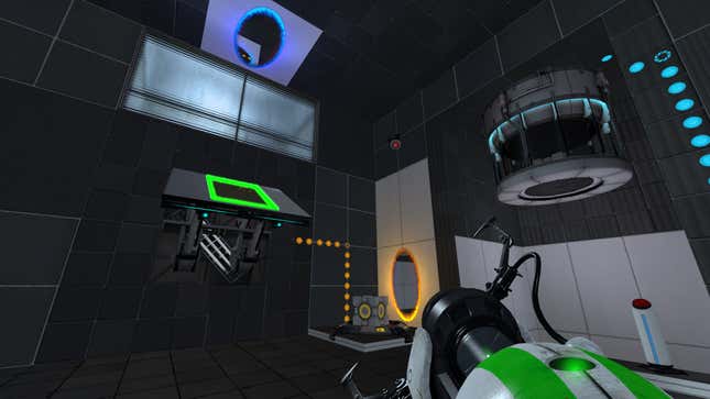 Image for article titled Fan-Made Portal Game Adds Third Color, Which Allows Time Travel