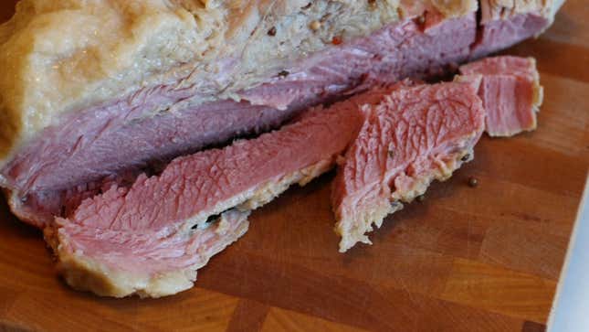 Image for article titled You Should Sous Vide Your Corned Beef