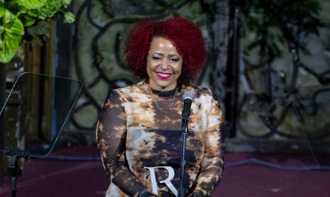 Nikole Hannah-Jones accepts her 2019 Root 100 honor on November 21, 2019 in New York City.