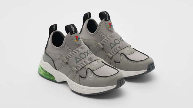 Image for article titled PlayStation&#39;s New Kids Sneakers Are Gross