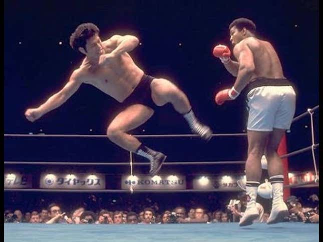 How Terry Funk Ended Up In A Match Even Weirder Than Mayweather/McGregor