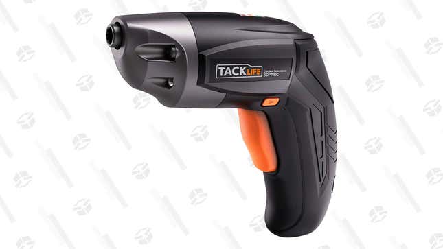 Tacklife Cordless Screwdriver | $14 | Amazon | Clip coupon + use code KMEQOZM2