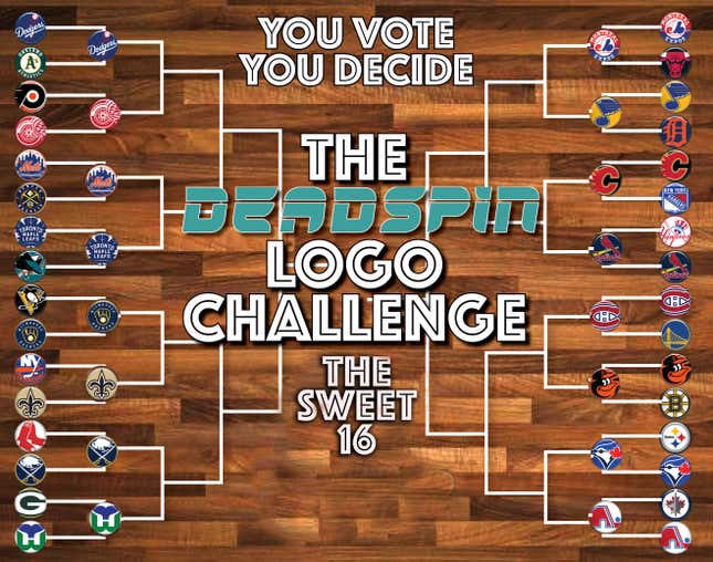 Image for article titled Your Votes Are In And It&#39;s On To The Sweet 16 In Our Sports Logo Challenge