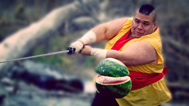 Slow Motion, Live Action Dubstep <em>Fruit Ninja</em>