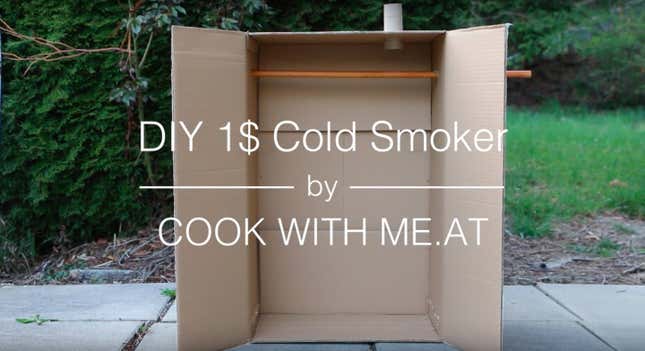 Make a Quick and Cheap Meat Smoker With a Cardboard Box