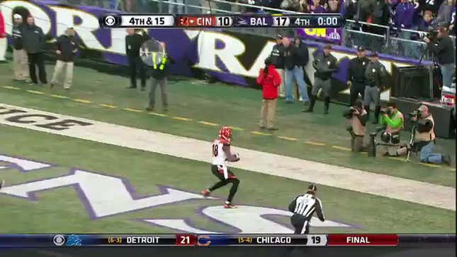 The Bengals Forced Overtime With This Ridiculous Hail Mary