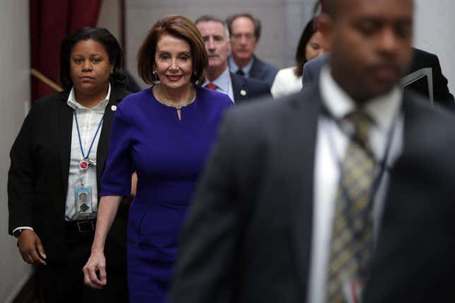 Image for article titled Facebook Defends Decision to Leave Fake Nancy Pelosi Video Up, Because of Course They Do