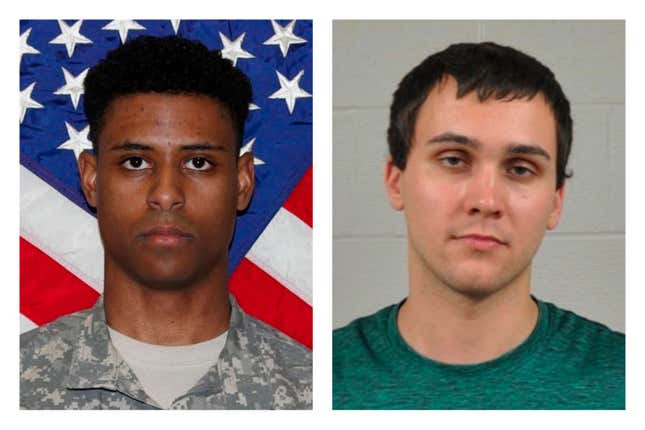 Richard Collins III, left, and Sean Urbanski