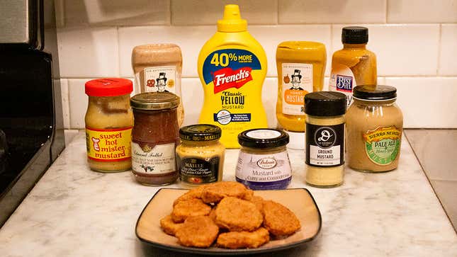 Image for article titled The 10 Mustards In My Fridge, Ranked