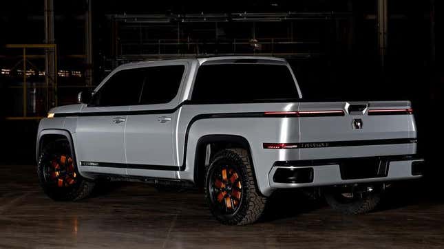 Image for article titled The $52,500 Lordstown Motors Endurance Is A 'Traditional' 250-Mile Range EV Pickup With Hub Motors In The Wheels