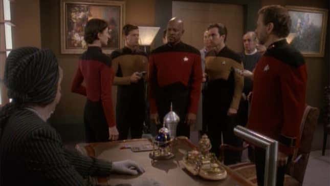 A newly shaved Sisko finds not all is well in utopia.