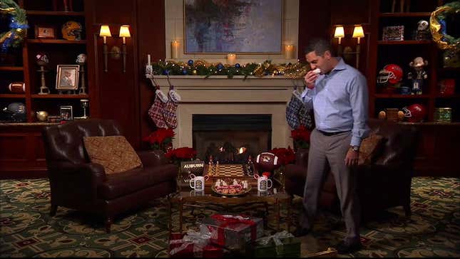 The SEC Network Yule Log Is Our Nation's Greatest Contribution To Avant-Garde Cinema