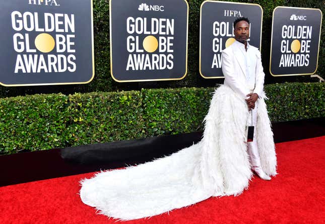 Billy Porter attends the 77th Annual Golden Globe Awards at The Beverly Hilton Hotel on Jan. 5, 2020, in Beverly Hills, Calif.