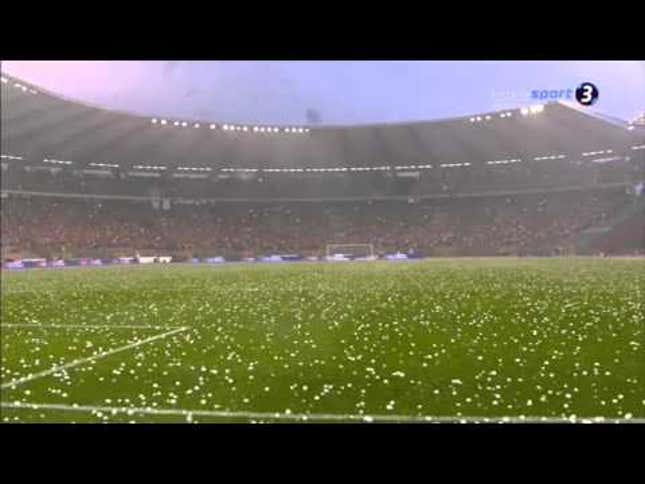 Belgium's World Cup Tune-Up Interrupted By Giant Hail Storm