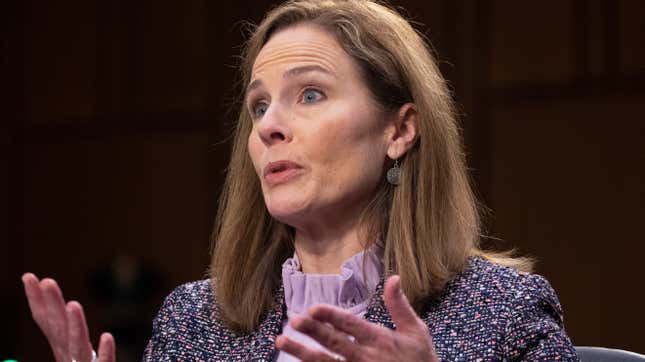 Image for article titled Try Jesus, Not Karen: Amy Coney Barrett and the Utterly Untouchable White Woman