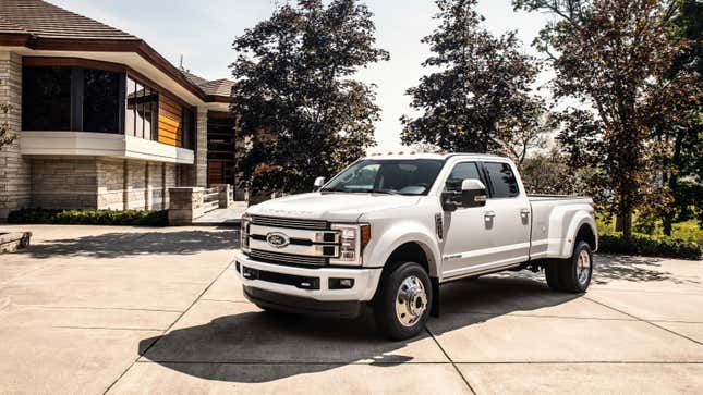 The 2018 Ford F-Series Super Duty Limited. 