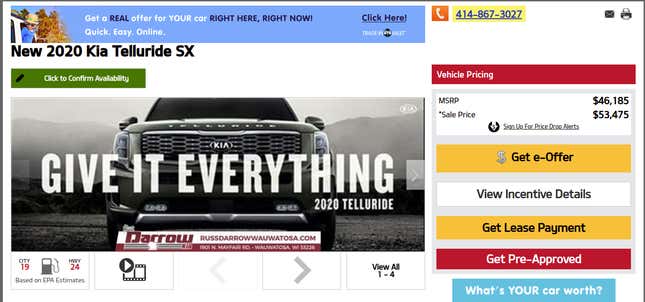Image for article titled Who Is Paying These Wild Dealer Markups on Hyundai/Kia Crossovers?