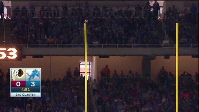Dustin Hopkins Field Goal Attempt Bounces Off Top Of Upright