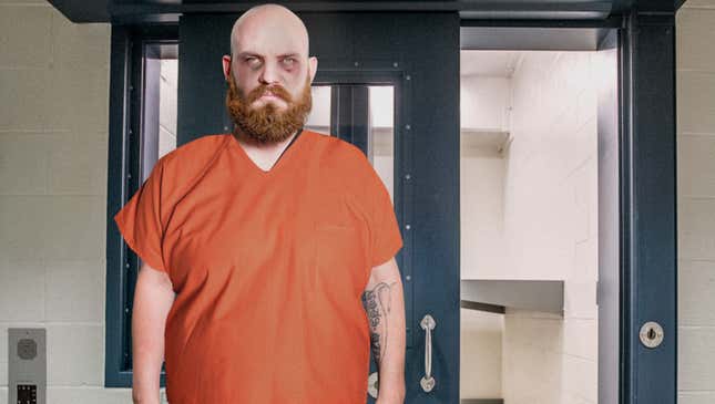 Image for article titled Biggest Guy In Prison Tired Of Every New Inmate Beating Shit Out Of Him On Their First Day