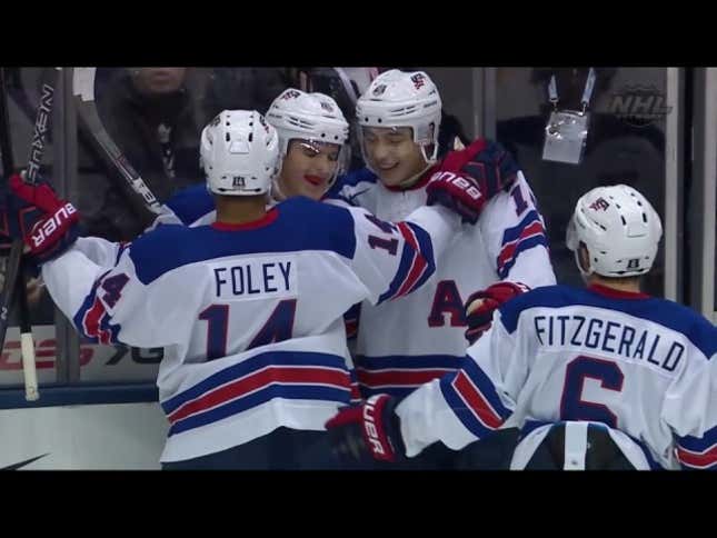 Strong American Hockey Teens Defeat Weak Russian Ice Boys