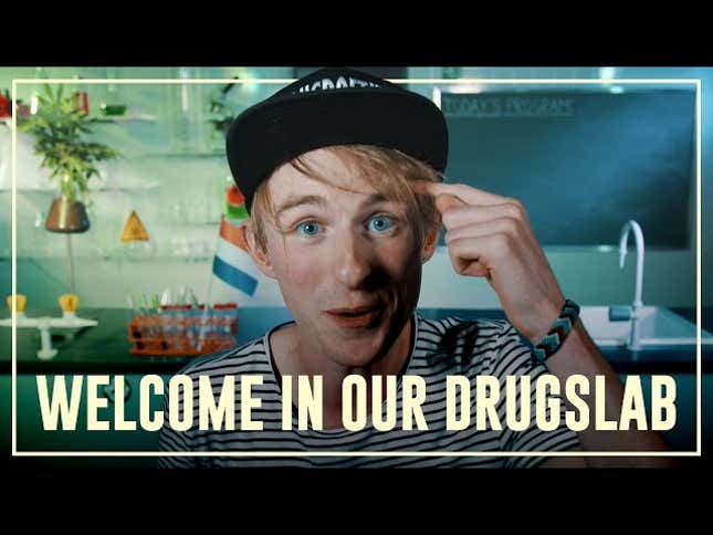 Watch beautiful people do drugs in the name of science