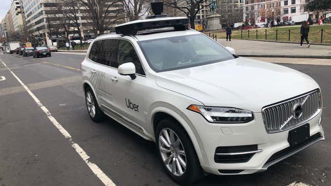 Image for article titled Uber Is Here To Remind You That Autonomous Vehicles Aren&#39;t Even Close