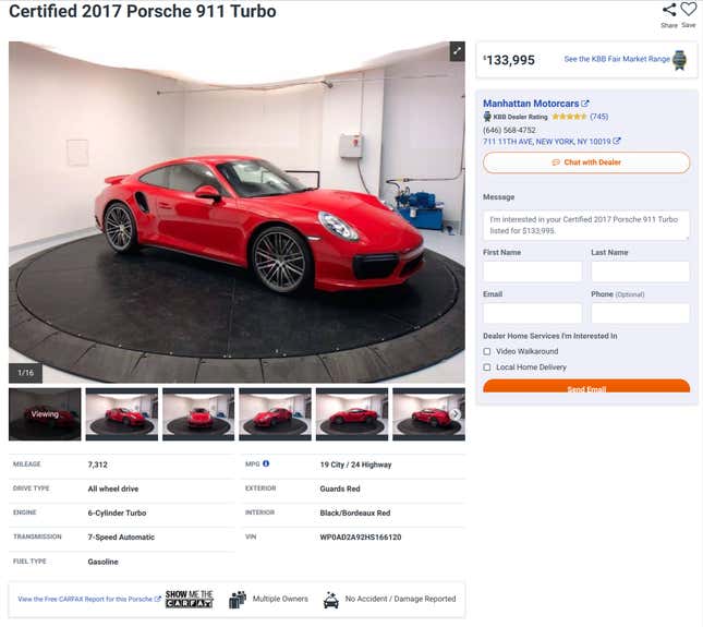Image for article titled There Should Be A Website Like This For Every Automaker's Used Cars