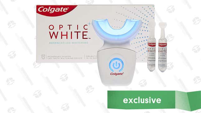 Colgate Optic Advanced LED Whitening Kit | Colgate | $109 | Promo code KINJA25