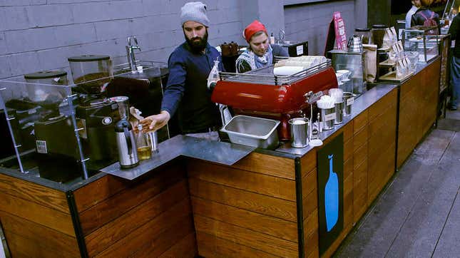 Image for article titled Blue Bottle Coffee starts its plan to go zero-waste by cancelling disposable cups