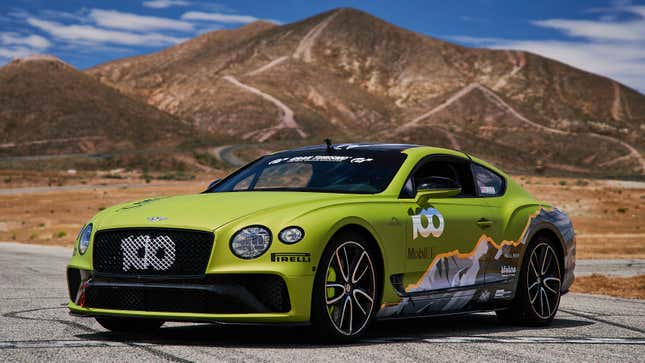 Image for article titled Bentley Will at Least Send This Continental GT Up Pikes Peak in Style