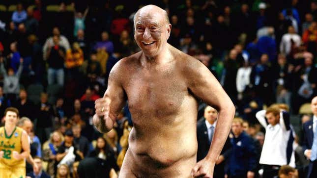 Image for article titled Nude, Ash-Streaked Dick Vitale Proclaims This What March Madness All About