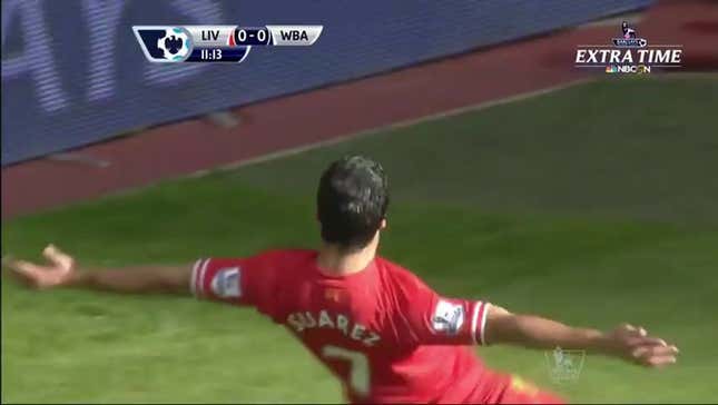 Luis Suárez Scores Hat Trick, Is Just Toying With People Now