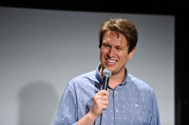 Image for article titled Pete Holmes Tells Heckler to &#39;Shut the F—k Up.&#39; Turns Out It Was Malia Obama