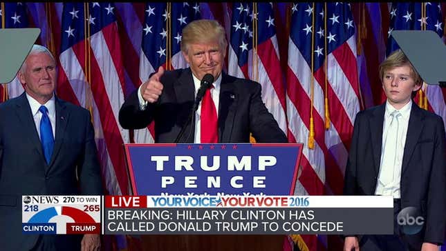 Donald Trump's Victory Speech: "I Am Reaching Out To You For Your Guidance And Your Help"