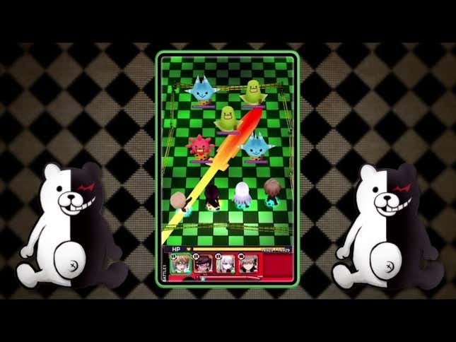 The New <i>Danganronpa</i> Smartphone Game is Basically Billiards