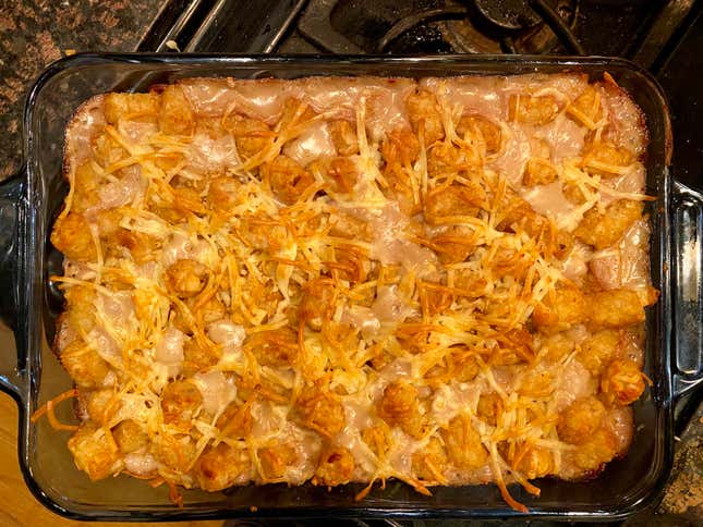 Image for article titled Let us now praise hot dish, the carb bomb that brings us all together