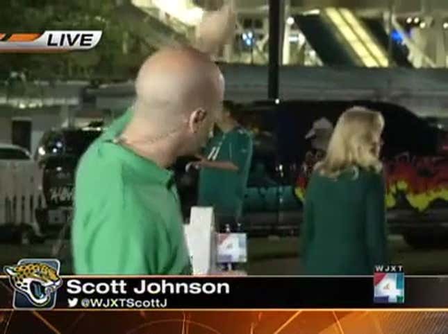 Weirdo Jags Fan Videobombs Weird News Report