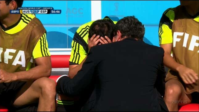 David Villa Breaking Down Is The Perfect, Saddest End To Spain's Dynasty