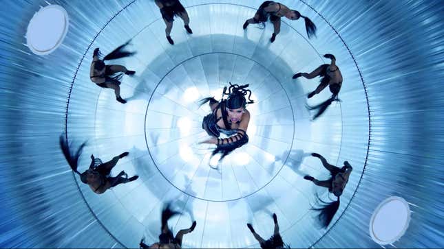 Image for article titled Cardi B Using a White Man As a Table, and Other Important Moments from the 'Up' Video