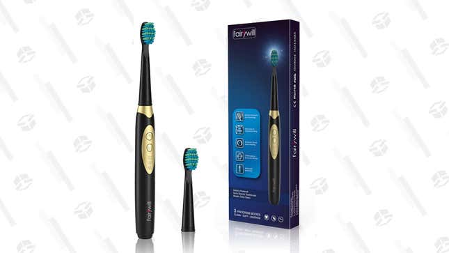 Fairywill Electric Toothbrush | $5 | Amazon | Use code AHAYELD4