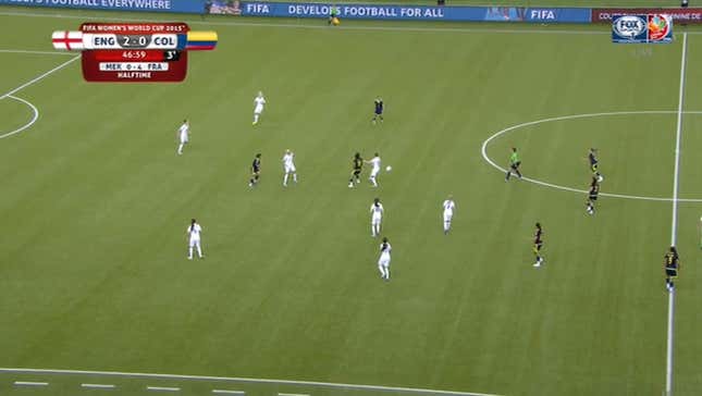 English Keeper Flattens Colombian, Robbing Us Of A Brilliant Team Goal