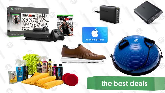 Image for article titled Monday&#39;s Best Deals: Mario Red Joy-Con Switch Bundle, Anker Charging Accessories, Cole Haan, and More