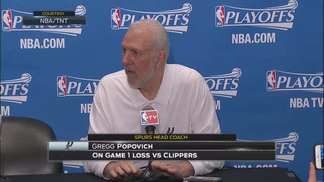 Gregg Popovich Hated Every Second Of His Postgame Press Conference