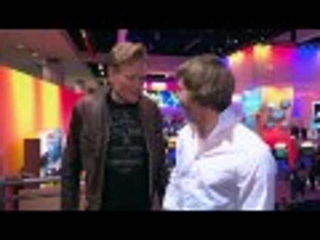 Here's Conan Playing Forza And Screaming Fake German