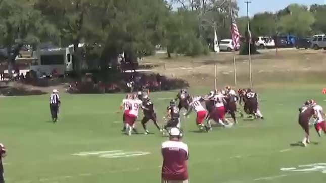 Another Texas High School Football Player Hits Ref