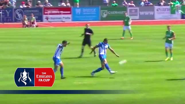 Naturally Gifted Striker Sets Up Amazing Goal