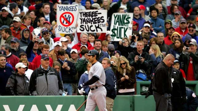 Image for article titled Report: Yankees Trademarked &#39;Yankees Suck&#39; Chant In 1996